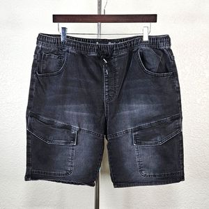 Denim CO est. 1969 Women's cargo shorts XL Size pockets Cotton shabby denim